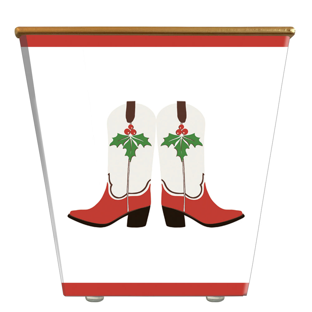 
            
                Load image into Gallery viewer, WHH Cowboy Boots Christmas Cachepot Candle
            
        