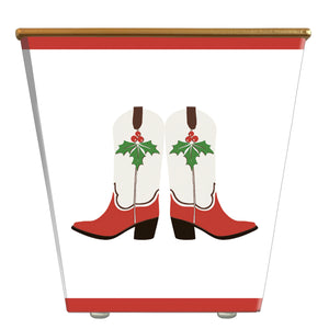 
            
                Load image into Gallery viewer, WHH Cowboy Boots Christmas Cachepot Candle
            
        