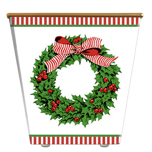 
            
                Load image into Gallery viewer, WHH Holly Wreath Cachepot Candle
            
        
