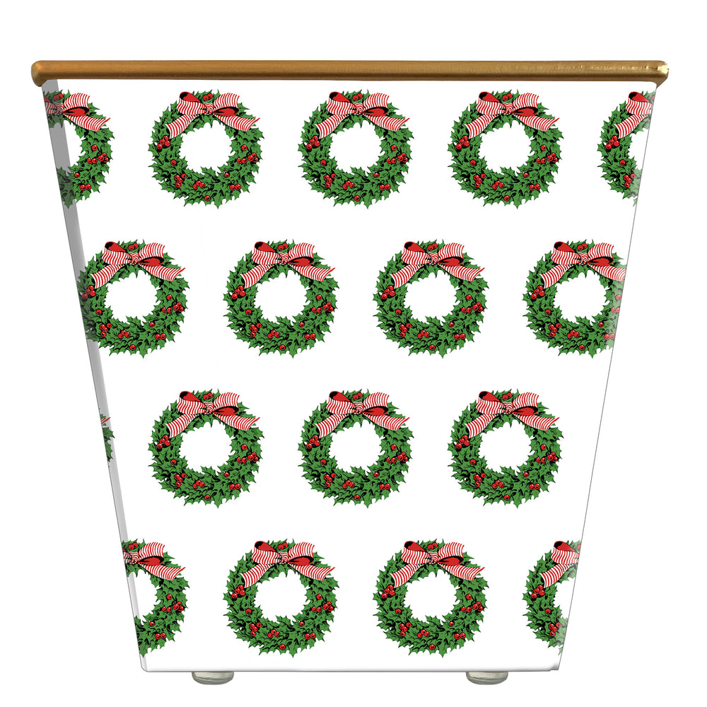 WHH Holly Wreath Array Cachepot Candle