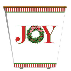 WHH Joy Holly Wreath Cachepot Candle