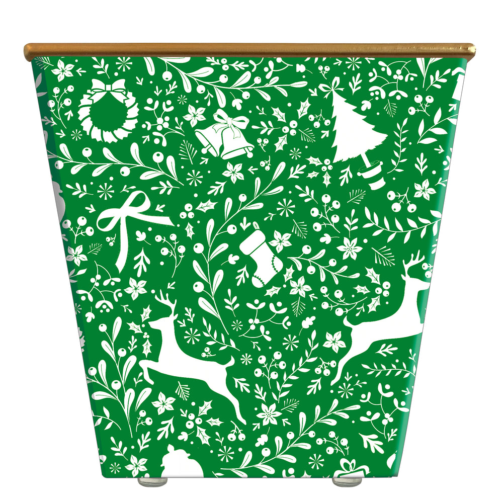 
            
                Load image into Gallery viewer, WHH Christmas Toile: Cachepot Container Only
            
        