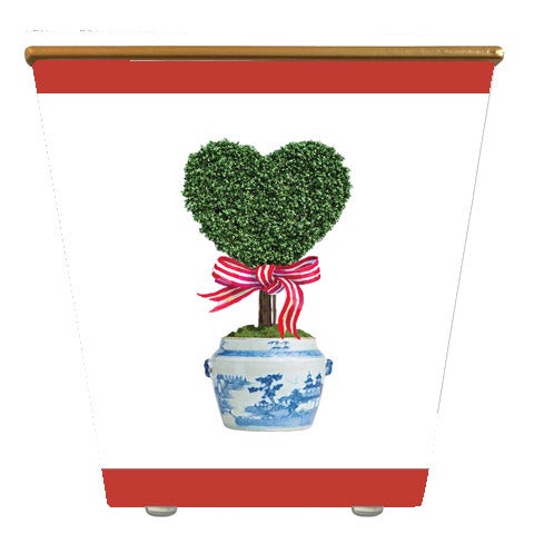 
            
                Load image into Gallery viewer, WHH Heart Topiary Tree:  Cachepot Container Only
            
        