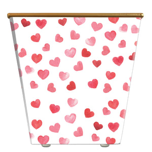 WHH Watercolor Hearts Cachepot Candle