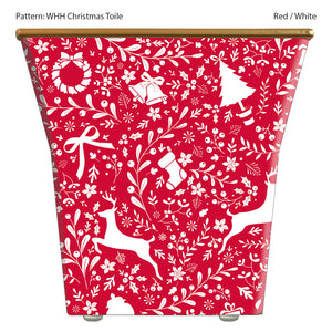 
            
                Load image into Gallery viewer, WHH Christmas Toile Cachepot Candle
            
        