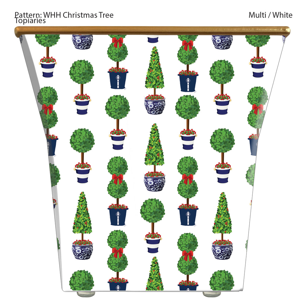 
            
                Load image into Gallery viewer, Extra Large Cachepot Container: WHH Christmas Tree Topiaries
            
        