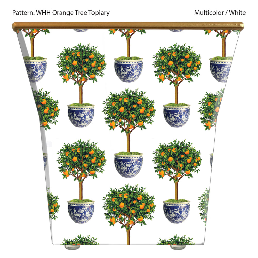 
            
                Load image into Gallery viewer, Standard Cachepot Container: WHH Orange Tree Topiary
            
        
