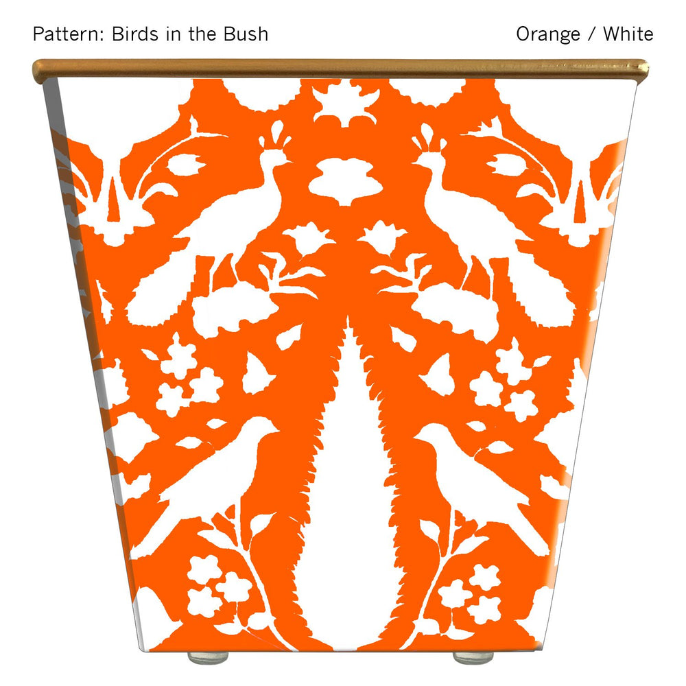 Extra Large Cachepot Container: Birds in the Bush