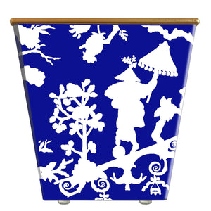 Standard Cachepot Container: Chinoiserie Figures