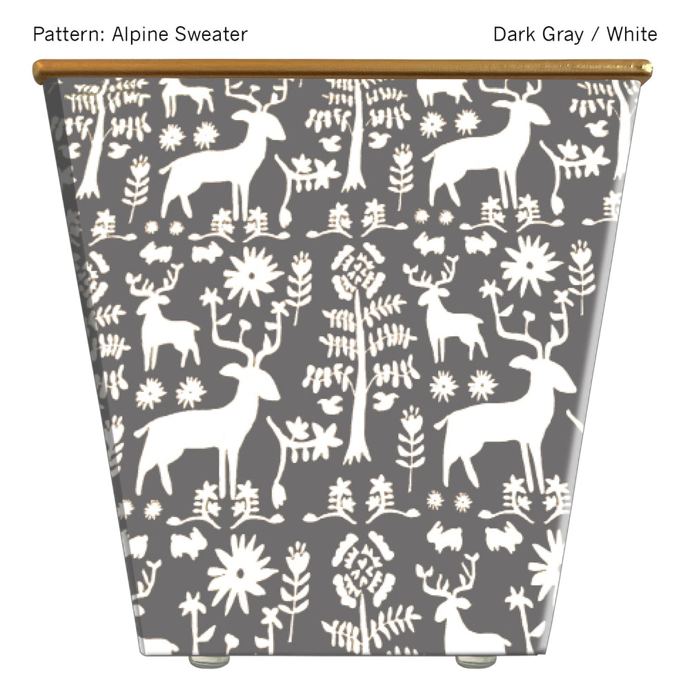 Large Cachepot Container: Alpine Sweater