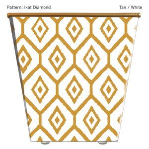 
            
                Load image into Gallery viewer, Ikat Diamond Cachepot Candle
            
        