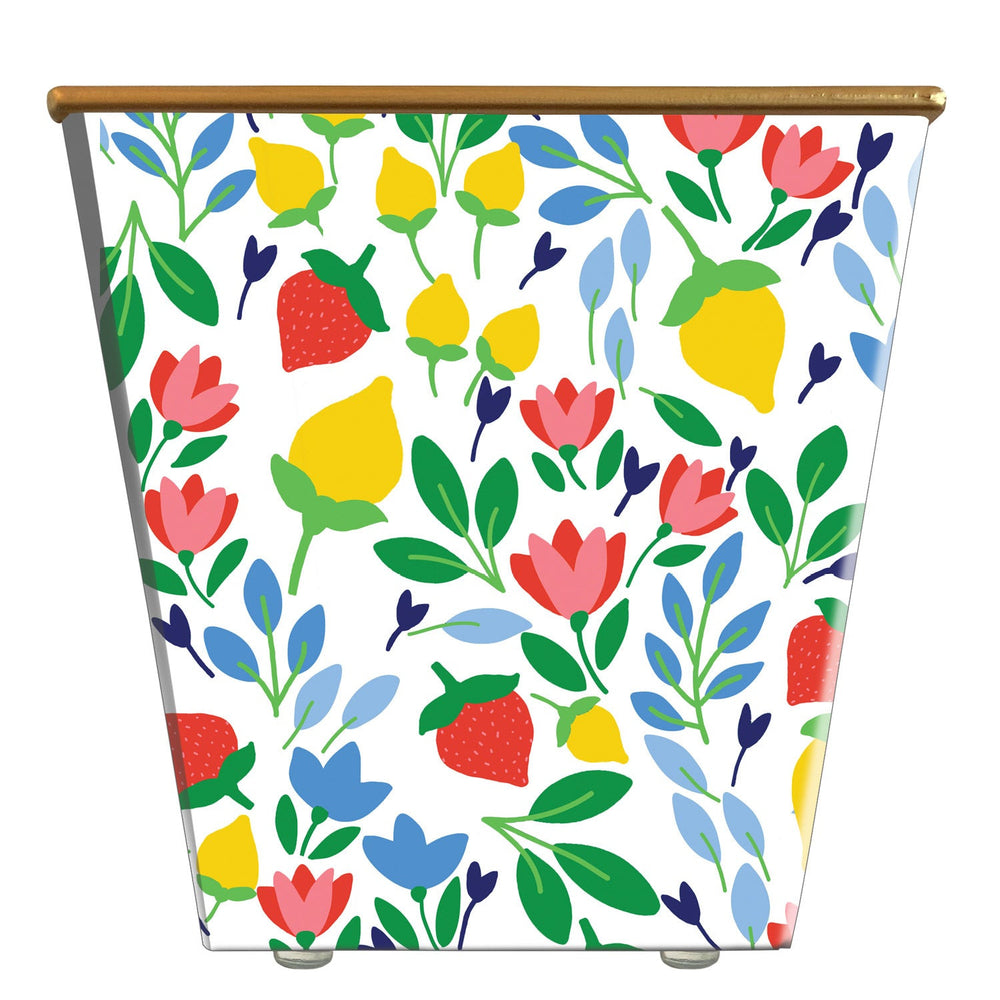 
            
                Load image into Gallery viewer, Standard Cachepot Container: Lemon Floral
            
        