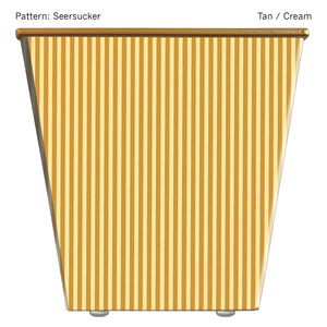 Extra Large Cachepot Container: Seersucker