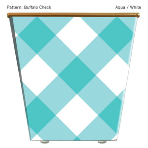 Extra Large Cachepot Container: WHH Buffalo Check