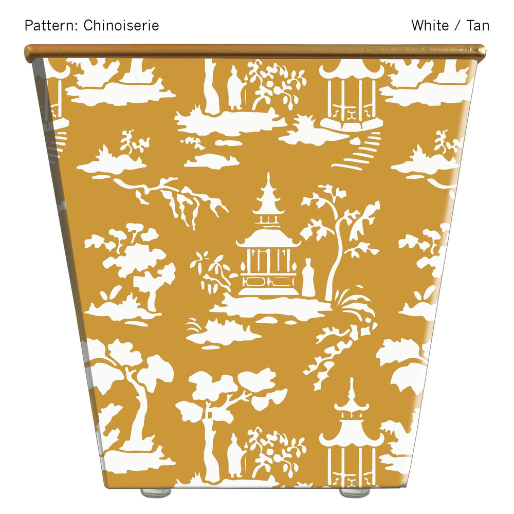 Extra Large Cachepot Container: WHH Chinoiserie