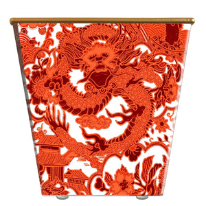 Standard Cachepot Container: Chinese New Year (Tone-on-Tone)