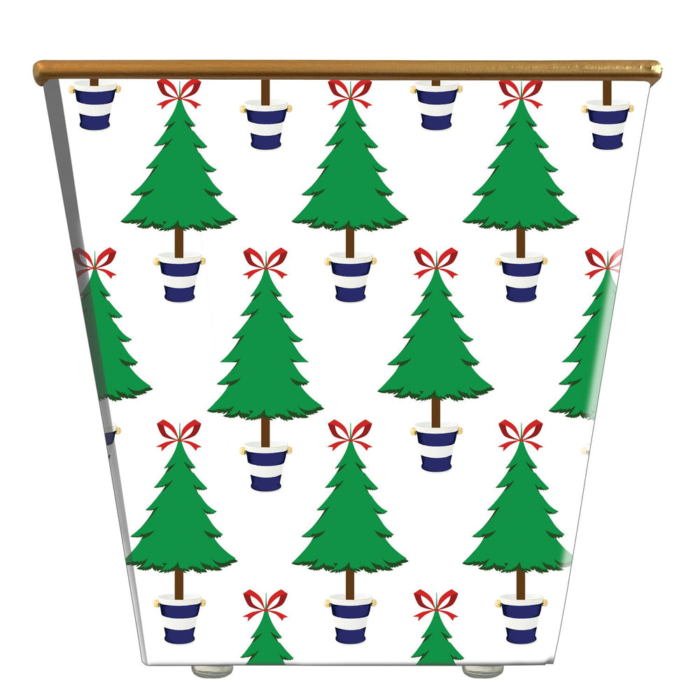 Standard Cachepot Container: Preppy Trees
